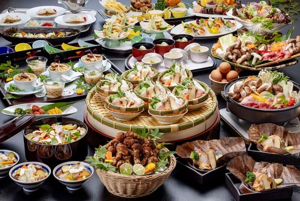【新山口駅発】 赤米の稲穂揺れる備中国分寺と松茸料理バイキング 日帰り1